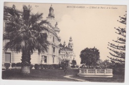 MONTE CARLO - L' HOTEL DE PARIS AVEC MUSICIENS ET LE CASINO - Hotels