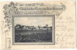 Hohen Lychen Brandenburg Uckermark Volksheilstätten Verein Vom Roten Kreuz Abt VI Jugendheim Jugendstil Einrahmung 1907 - Lychen