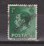 Engeland United Kingdom, Great Britain, Angleterre, Bretagne, King Edward VIII, SG 457, Y&T 205 Used PERFIN - Oblitérés