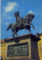 Torino - Monumento A E.filiberto Detto L Caval D Brons - 317 - Formato Grande Viaggiata - S - Autres Monuments, édifices