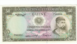 Portugese Guine #44 50 Escudos, 1971 Banknote Money Currency - Otros – Africa