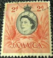 Jamaica 1956 Palms 2d - Used - Jamaïque (...-1961)