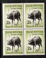 SOUTH AFRICA   Scott  # 211**  VF MINT NH BLK. OF 4 - Unused Stamps