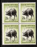 SOUTH AFRICA   Scott  # 211**  VF MINT NH BLK. OF 4 - Nuovi