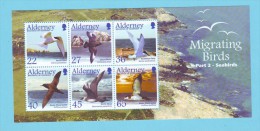 ALDERNEY OISEAUX MIGRATEURS MER 2003 / MNH** / CV 78 - Gabbiani