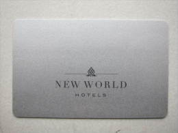 Hotel Key Card, New World Hotels - Non Classés