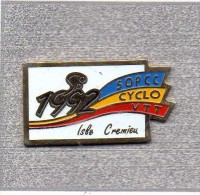 Pin´s  Sport  Cyclisme  1992  SOPCC  Cyclo  VTT  Isle  Cremieu - Radsport