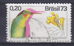 Brazil 1974 Mi. 1370     0.20 (Cr) Bird Vogel Oiseau Brasilien-Rubinkolibri - Gebraucht