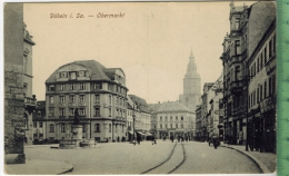 Döbeln I. Sa. - Obermarkt,  Verlag: Brück & Sohn, Meissen, POSTKARTE,  Erhaltung: I-II, Unbenutzt - Döbeln