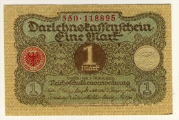 ALLEMAGNE - DEUTCHLAND - GERMANY - Darlehnspaffenfchein - 1 Mark - 01/03/1920 - P.58 - Other & Unclassified