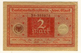 ALLEMAGNE - DEUTCHLAND - GERMANY - Darlehnspaffenfchein - 2 Mark - 01/03/1920 - P.59 - Autres & Non Classés