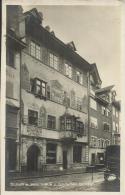 SWITZERLAND - VINTAGE POSTCARD: SCHAFFHAUSEN: "HAUS Z. GOLDENEN OCHSEN - HOUS OF THE GOLDEN OX" NEW - HALF SHINING REPOS - Other & Unclassified