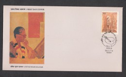 INDIA, 1991, FDC,  Asit Kumar Haldar (Artist) - Birth Centenary, "Sidhatrtha & Injured Bird" By Haldar, Calcutta Cld - Covers & Documents