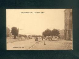 Raismes (59) - La Grand Grande Place ( Animée Tramway Imp. Albert Lion) - Raismes