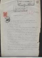 POLAND 1929 DOCTOR'S LETTER WITH 2ZL GENERAL DUTY (OPLATA STEMPLOWA) REVENUE BF#93 - Fiscale Zegels