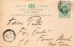 CAP DE BONNE ESPERANCE ENTIER POSTAL 1903 - Cape Of Good Hope (1853-1904)