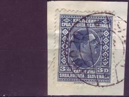 KING ALEXANDER-3 D-POSTMARK-ULJMA-VOJVODINA-SERBIA-YUGOSLAVIA-1926 - Usati