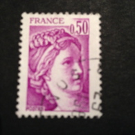France 1977, Y&T Nr. 1969, Gestempelt - Used. - 1977-1981 Sabine (Gandon)