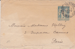 Entier Postal - Enveloppe Type Sage 5c  Oblitérée - 1898-1900 Sage (Tipo III)