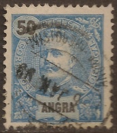 Angra – 1897 King Carlos 50 Réis Used Stamp - Angra