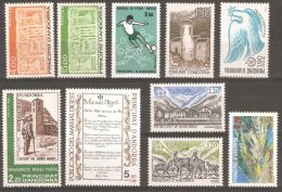 Andorre Année 1986  Compléte 10 Timbres ** N° 345 346 347 348 349 350 351 352 353 354 - Ganze Jahrgänge