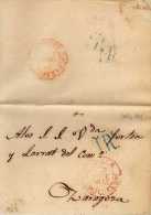 1215 Prefilatelica , Carta Entera Valls 1845 - ...-1850 Prephilately