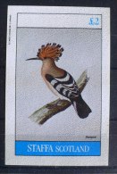 STAFFA SCOTLAND, Oiseau, Huppe Fasciée 1 Bloc Feuillet 2 Pounds. Neuf Sans Charniere. MNH - Other & Unclassified