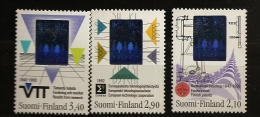 Finlande Finland 1992 N° 1143 / 5 ** Hologramme, Nature, Forêt, Invention, Ventilateur, Brevets, Euréka, Technologie - Ungebraucht