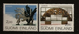 Finlande Finland 1993 N° 1172 / 3 ** Europa, Europe, Art Contemporain, Sculpture, Martii Aiha, Rumba, Bois, Kari Caven - Unused Stamps