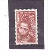 226  **   Y & T    Martinique  (jeune Martiniquaise)   02/08 - Unused Stamps