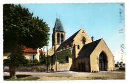 CPSM - HERBLAY - L'EGLISE - Colorisée - Ann 50 - - Herblay