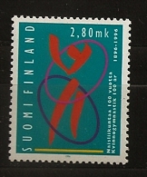 Finlande Finland 1995 N° 1298 ** Sport, Femmes, Sport Féminin, Gymnaste, Cerceaux, Gymnastique, GRS - Nuevos