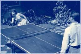 Table Tennis Stamped Carte Postal 1275 -3 - Tennis De Table