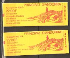 Andorre Carnet N° 2 **  Non Ouvert 2 Carnets Dont 1 Avec Date 8-1-88 - Libretti