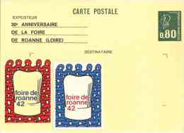 30e Anniversaire De La Foire De Roanne - Cartes Postales Repiquages (avant 1995)