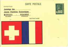 Jumelage Des Jeunes Chambres Economiques - Morges - Roanne - Cartes Postales Types Et TSC (avant 1995)