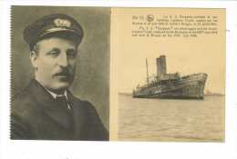 Belgique // Les Ruines De Zeebrugge- Guerre 1914-18Le S.S. Brussels Renfloué Et Le Capitaine Fryatt - Zeebrugge