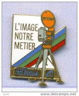 Pin´s  FRANCE  TELECOM,  L´ IMAGE  NOTRE  METIER   D T R N   Orange. - France Telecom