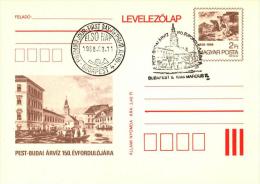 HUNGARY - 1988.Postal Stationery - 150th Anniv.of The Flood At Pest-Buda FDC!!! Cat.No.557. - Ganzsachen