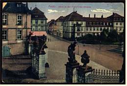 Fulda  -  Blick In Die Friedrichs-Strasse  -   Ansichtskarte Ca.1918    (2637) - Fulda