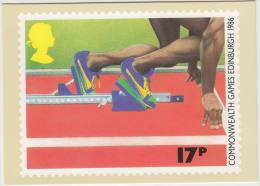 TRACK EVENT: Commonwealth Games Edinburgh 1986 - Leichtathletik