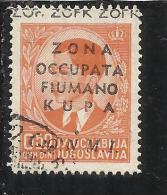 OCCUPAZIONI ITALIANE ITALY ITALIA ZONA FIUMANO KUPA 1941 SOPRASTAMPATO OVERPRINTED  50 P ONMI USED - Fiume & Kupa