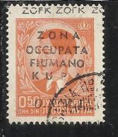OCCUPAZIONI ITALIANE ITALY ITALIA ZONA FIUMANO KUPA 1941 SOPRASTAMPATO OVERPRINTED  50 P ONMI USED - Fiume & Kupa