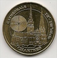 Médaille   Cathédrale De Chartres  -  XIIe XIIIe Siècle -  2005  -  Neuve  -  Monnaie De Paris - 2005