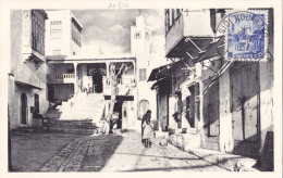 10816# TUNISIE CARTE POSTALE MAXIMUM Obl SIDI BOU SAÏD 1954 MAXIMALE CAFE ARABE - Briefe U. Dokumente