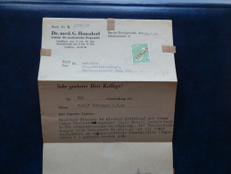 38/929   DOC. 1949 - Lettres & Documents