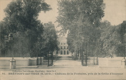 BRETIGNY SUR ORGE - Château De La Fontaine Pris De La Grille D'honneur - Bretigny Sur Orge