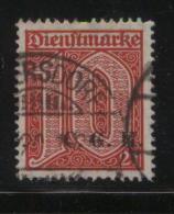 POLAND HAUTE SILESIE PLEBISCITE UPPER SILESIA 1920 OFFICIAL STAMPS 1ST CGHS OVERPRINT SERIES 10PF RED SPLIT FRIEDERSDORF - Used Stamps