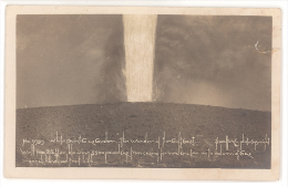 CARTE PHOTO TEXAS - WHITE POINT GAS GUSHER - COLONNE DE GAZ - Sonstige & Ohne Zuordnung