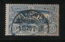 POLAND HAUTE SILESIE PLEBISCITE UPPER SILESIA 1920 60PF BLUE USED KATTOWITZ KATOWICE - Gebraucht